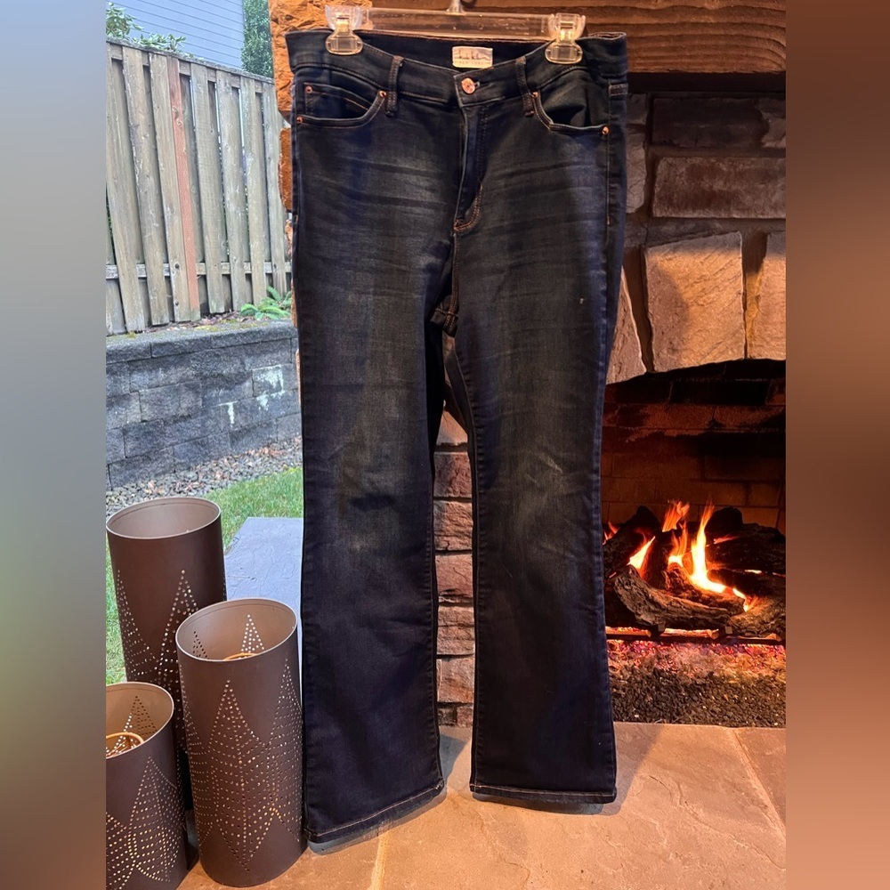 Nicole Miller SoHo High Rise Bootcut Blue Women's Jeans 12 - Picture 2 of 8